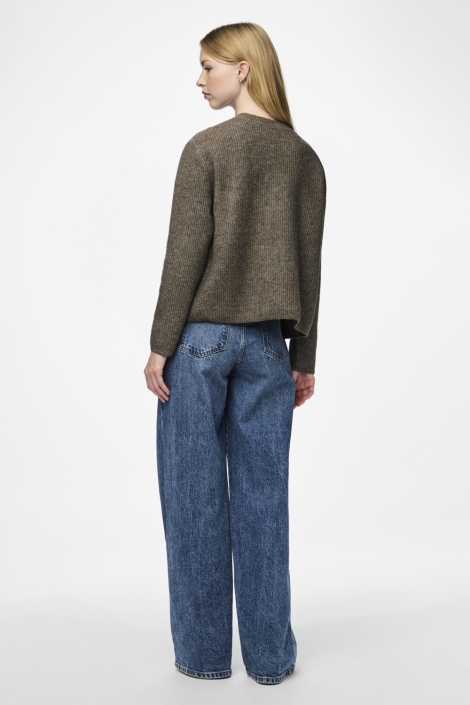 Pieces pcsilly ls rev tie knit noos bc
